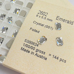 001白色 平底异形石 5.5MM 华子美甲钻超闪堆钻穿戴美 2602八角