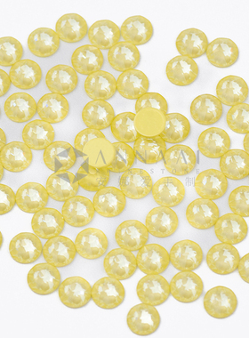 平底钻 U底 01L169I柔黄色华子美甲钻正品奥地利水晶穿戴甲钻饰品