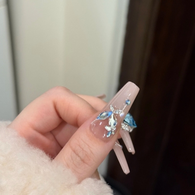 材料包合集三！组装式 美甲钻材料包华子DIY超闪 穿戴美甲指甲钻