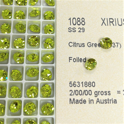 尖底钻 SS29 约6.2MM 337桔梗绿  美甲奥钻DIY华子超闪穿戴美甲