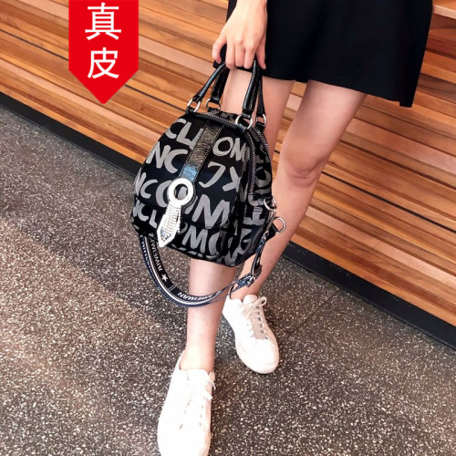 香港品牌真皮双肩包三用包小背包