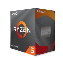 AMD 锐龙 CPU 7nm 65W AM4接口 盒装CPU R5 4500