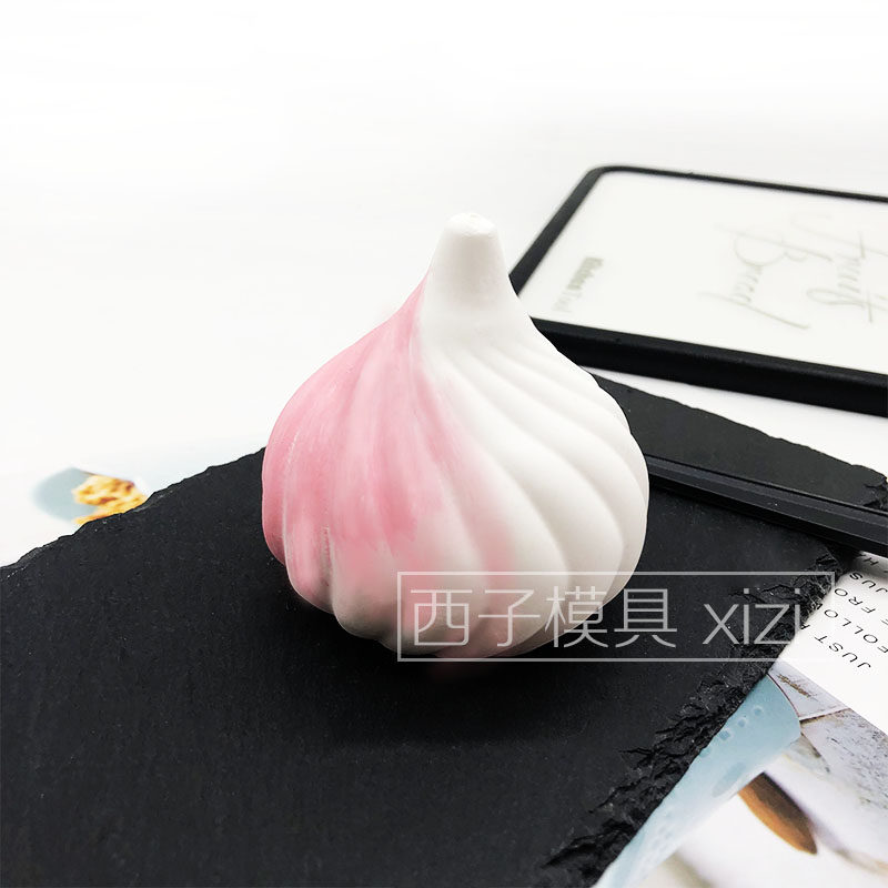 快手网红6连包子慕斯模具锥形旋风魔球冰激凌冰格模具法式西点