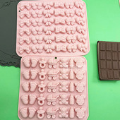 迷你蝴蝶结脚丫婴儿车奶瓶硅胶模具花束软糖巧克力烘焙火漆蜡粒模