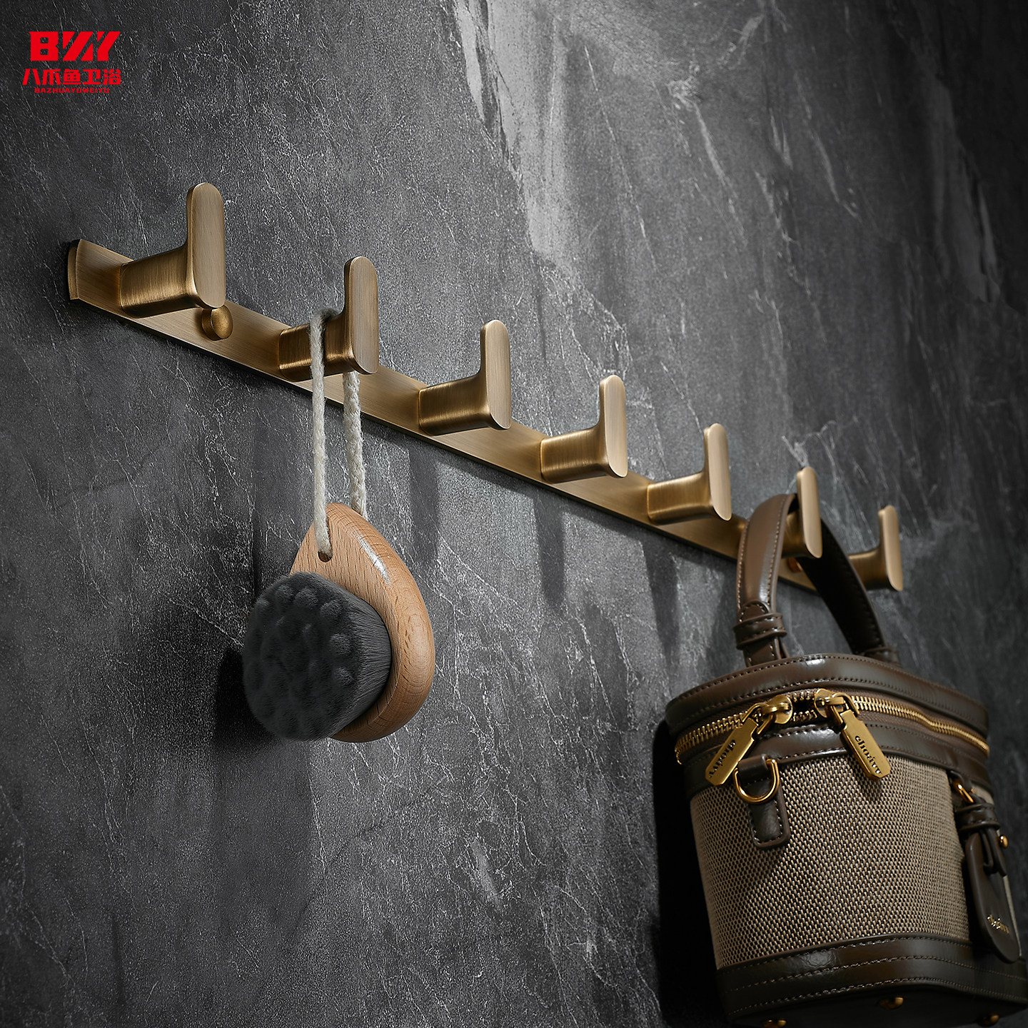 美式复古全铜实心衣帽钩鞋柜挂钩浴室挂钩现代轻奢门后墙壁挂衣钩,家装主材,挂钩/挂衣钩,淘宝优惠券,粉丝福利购,淘宝优惠卷