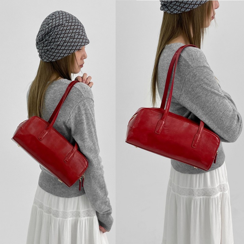 韩国设计师品牌 BLACKUP腋下包春夏法棍包波士顿通勤单肩包手提包