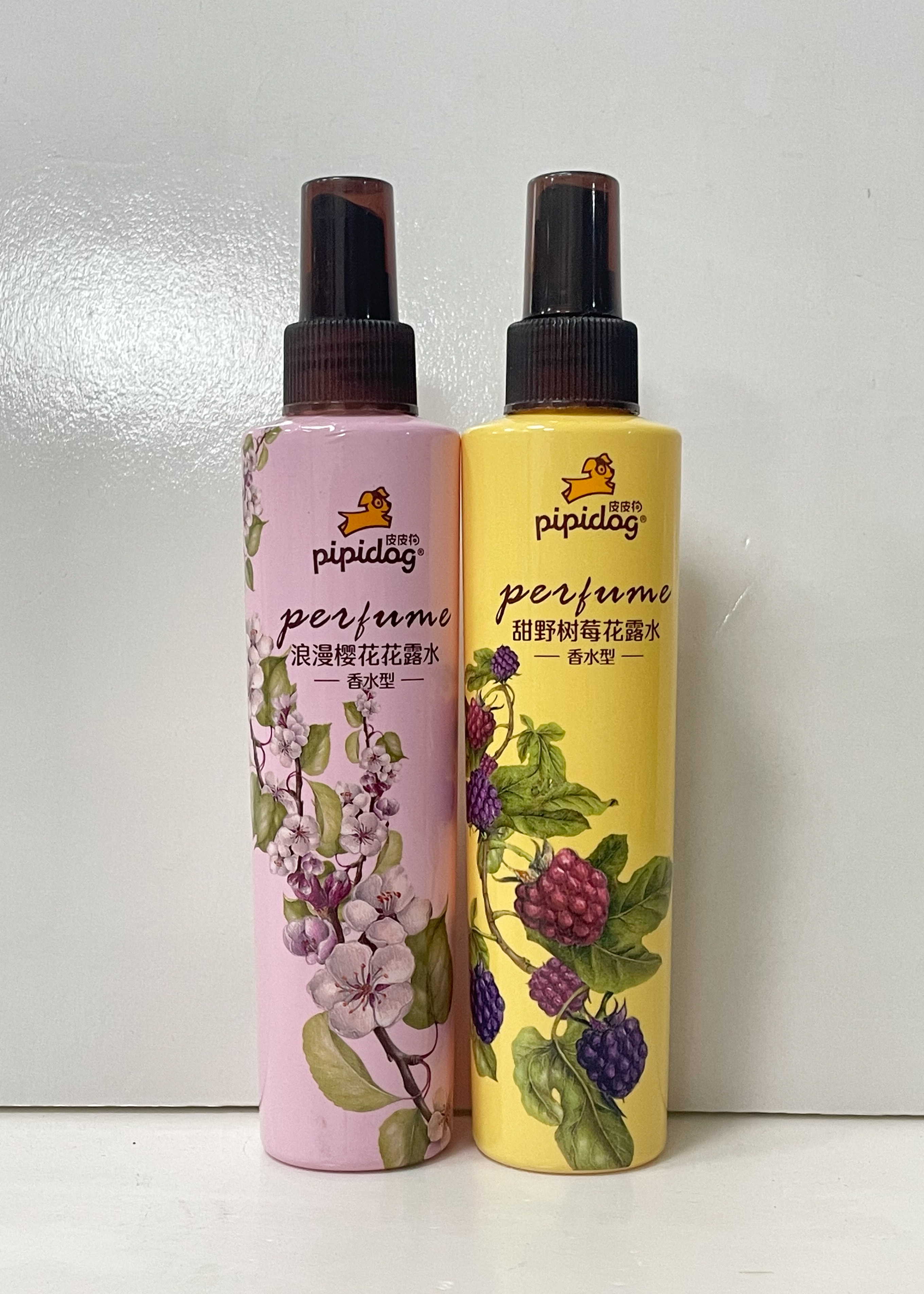 皮皮狗花露水驱蚊喷雾香水持久型防蚊水樱花树莓祛痱止痒