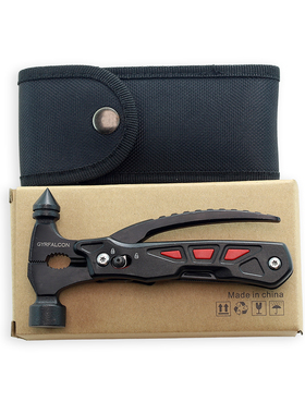 多功能钳子家用户外老虎钳汽车安全锤子车内破窗器折叠锤子工具