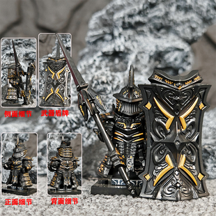 第三方暗金高塔恶魔之魂适用乐高高塔骑士暗狱幽金拼装玩具礼物