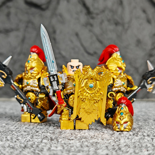 第三方积木人仔禁军战锤40K适用乐高帝皇利刃灰骑士暗源拼装玩具