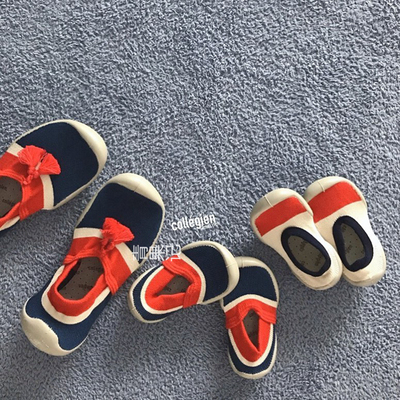 产地法国进口 Collegien 3233码儿童大童鞋保暖亲子室内鞋地板鞋