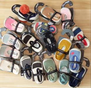 亲子室内鞋 产地法国 儿童软底宝宝学步地板鞋 2425码 Collegien