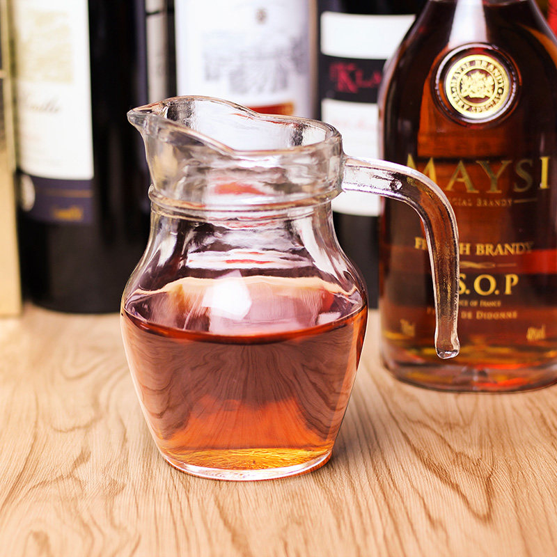 餐厅分酒壶 扎壶 玻璃分酒壶 500毫升洋酒分酒器 红酒醒酒器包邮