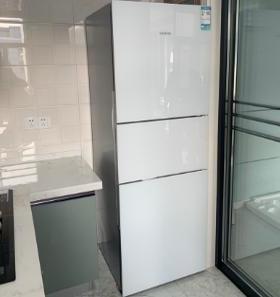 SIEMENS/西门子 KG28US221C 274升三门冰箱无霜零度保鲜白色带点