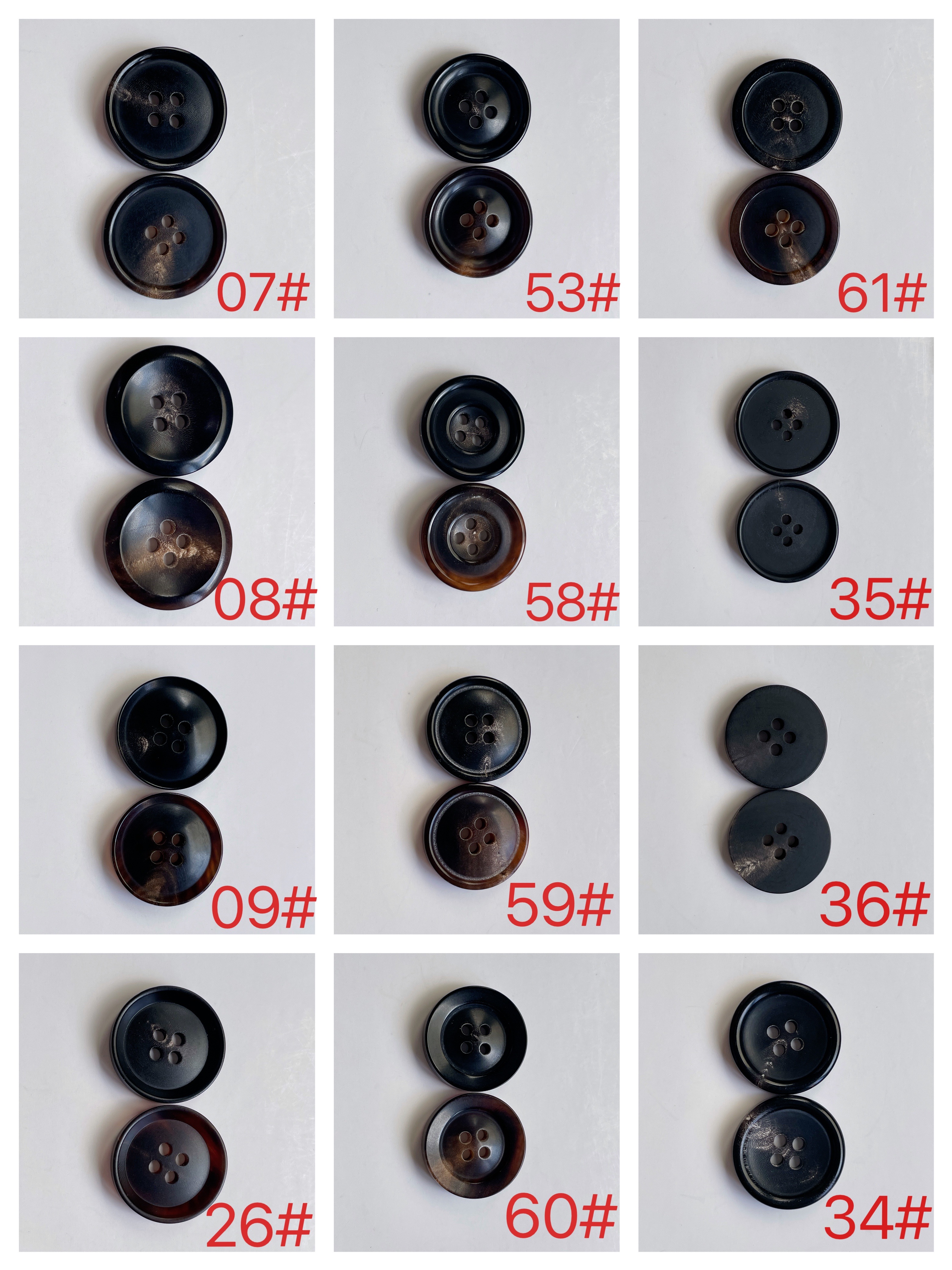 牛角钮扣diy西装上衣女装上衣毛呢大衣外套服装面料扣子百搭