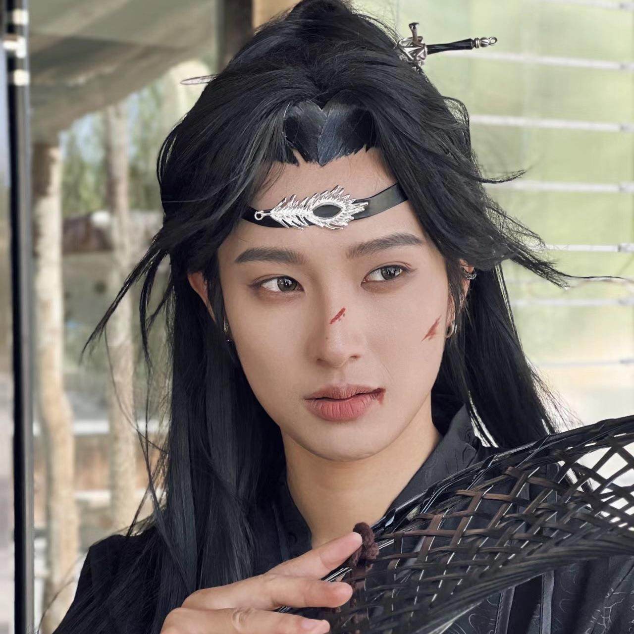 新款民族风发带抹额古风额饰异域风情前额配饰藏族眉心坠男生饰品