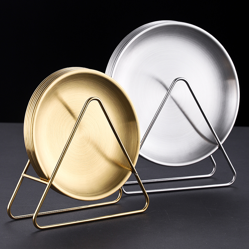 可进洗碗机收纳架桌面吐骨碟套装