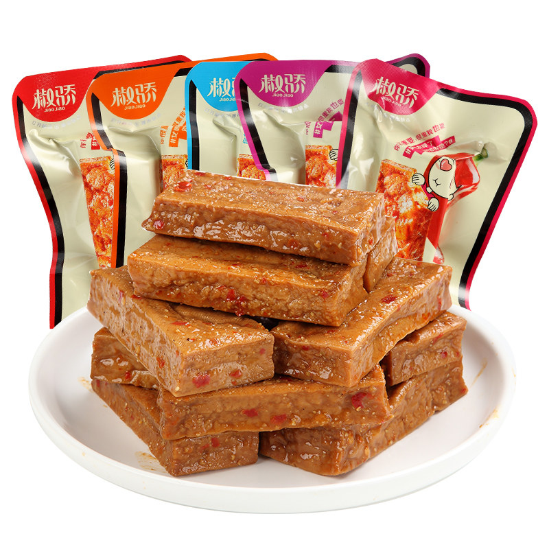 椒骄井水卤豆干10包湖南特产豆干香辣麻辣零食小吃休闲食品豆腐干