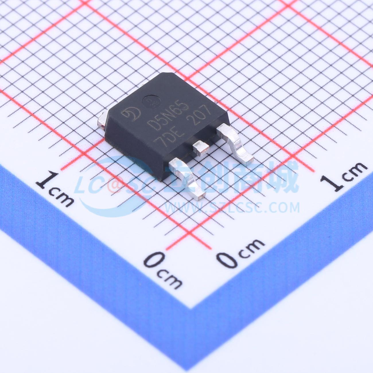 D5N65 晶导微电子 TO-252-3 场效应管 现货