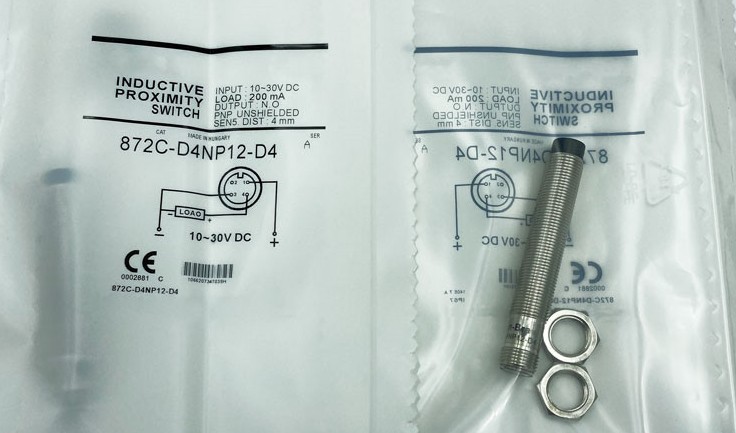 全新接近开关872C-N8NP12-D4插件PNP常开电感式传感器