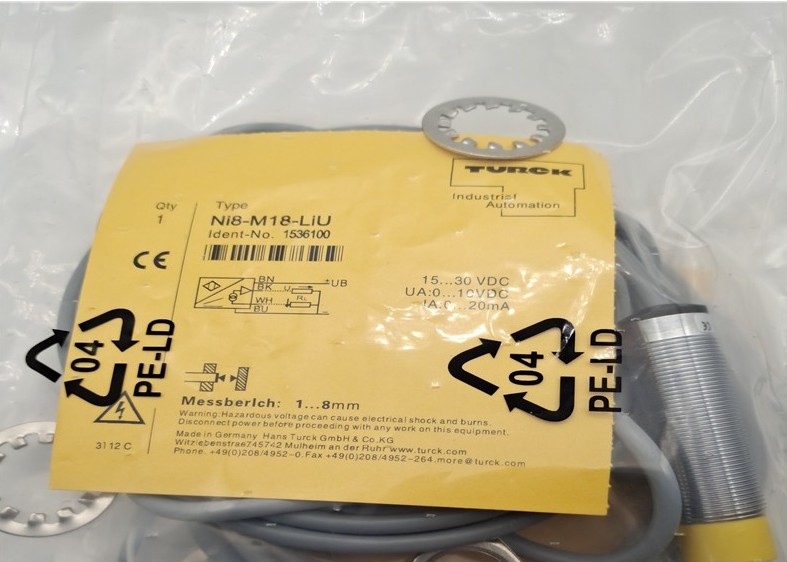 全新NI8-M18-LIU 电压电流模拟量接近传感器接近开关质保一年