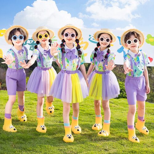 表演服装小学生运动会啦啦队合唱