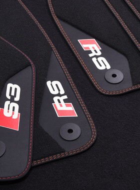 适用于奥迪新A4L脚垫新A5 A6L脚垫S5 Q5 RS6 S3 TTS右舵绒面地毯