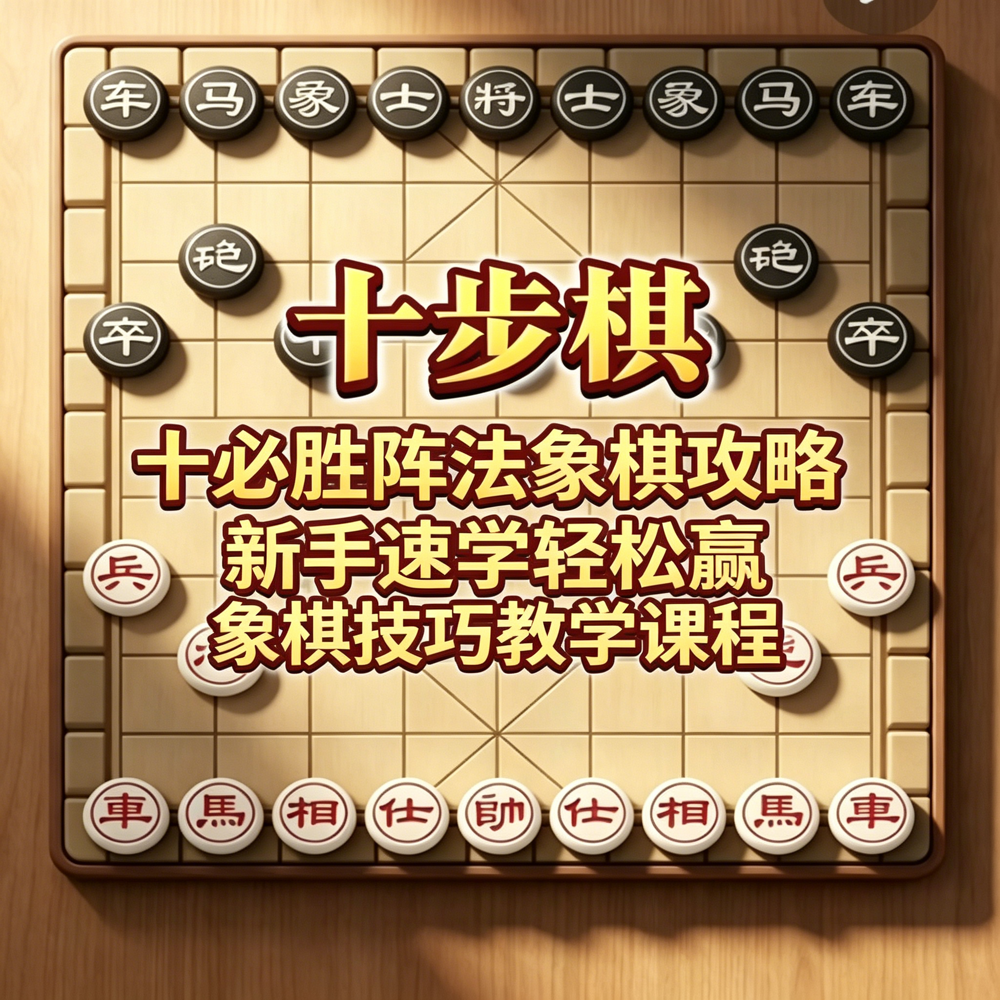 象棋十步棋必胜阵法参考入门对战技巧学习使用资料合集