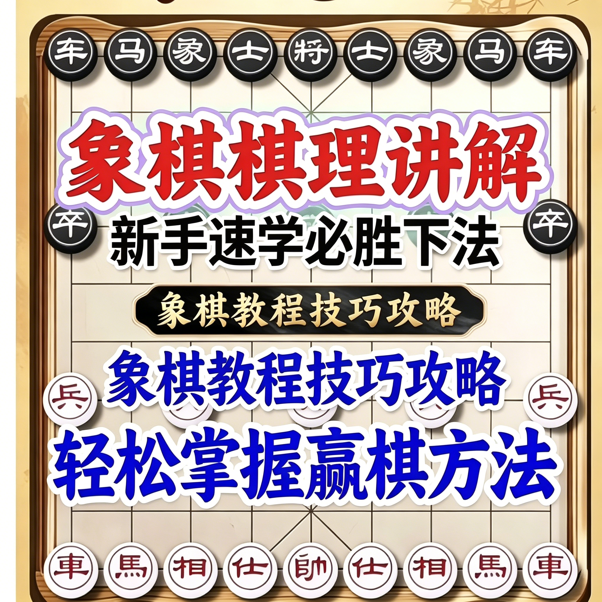 象棋必胜开局下法参考入门对局棋理讲解学习使用资料