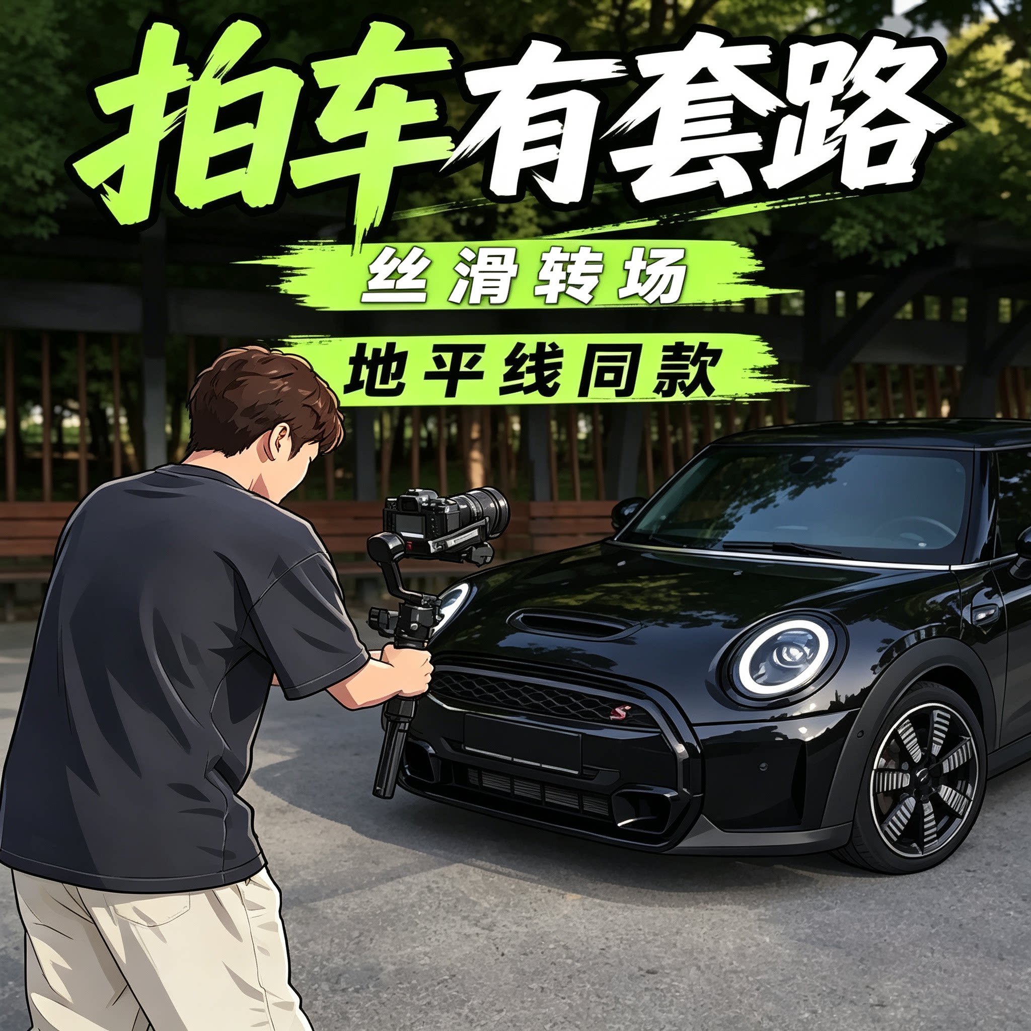 汽车短视频拍摄资料运镜转场拍摄思路镜头技巧学习参考素材