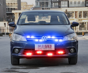 汽车大功率无线一拖八一拖十六中网爆闪 开道警示灯 led频闪车灯