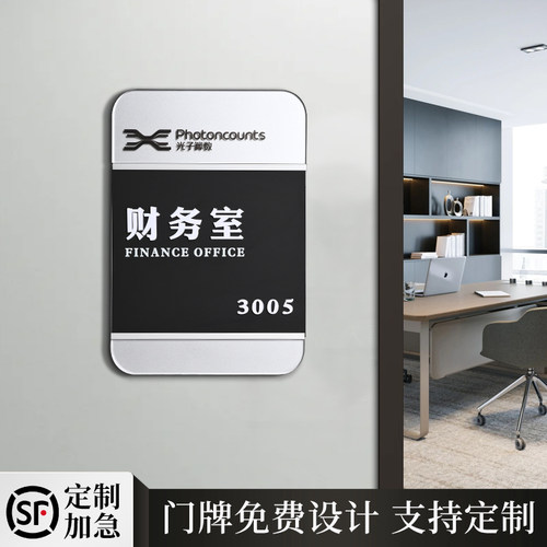 办公室门牌亚克力可更换科室牌