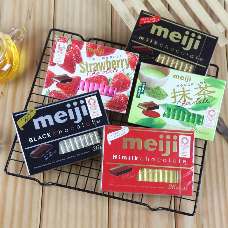 日本进口明治钢琴巧克力糖果零食