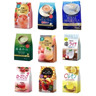 3袋包邮 日本进口日东红茶皇家经典速溶奶茶北海道奶茶低卡奶茶