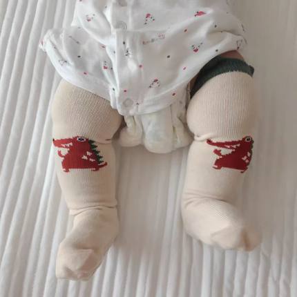 宝宝袜子中长筒婴儿袜子夏季薄款防蚊潮1岁3包屁衣女孩小腿新生儿