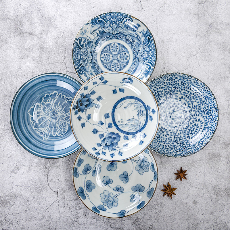 尚陶屋日本进口陶瓷器青怀旧风格