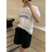 Mohhe 字母百搭短袖 T恤宽松小众T恤