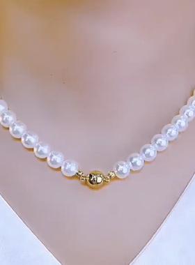 2025新款轻奢高级感珠珠项链