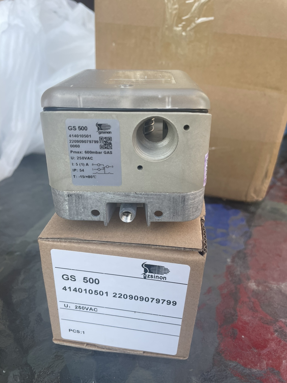 广州施能SINON 燃气/空气 压力开关 GS6 GS10  GS50 GS150 GS500