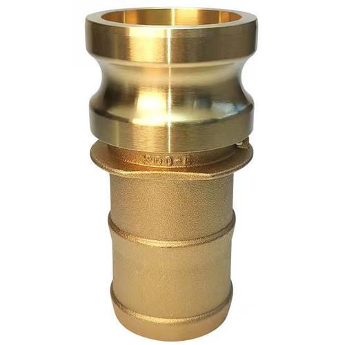 黄铜Camlock扳把式E型快速接消防水带软管接头凸轮锁紧阳端公头E