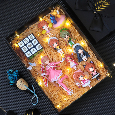 魔卡百变小樱模型摆件盲盒手办女生少女心公仔定制生日礼物现货