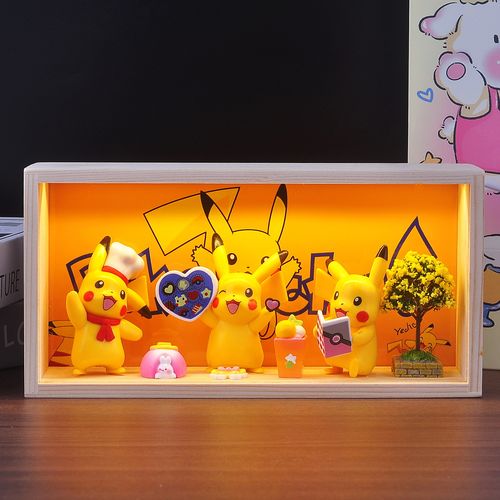 圣诞礼物情人节爱心宠物精灵动物手办创意礼物小夜灯台灯女生儿童