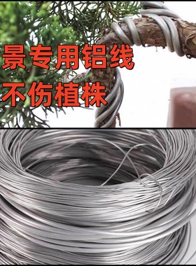 盆景专用铝丝盘扎软铝线金枝玉叶造型插花软铁丝金弹子定型吕丝线