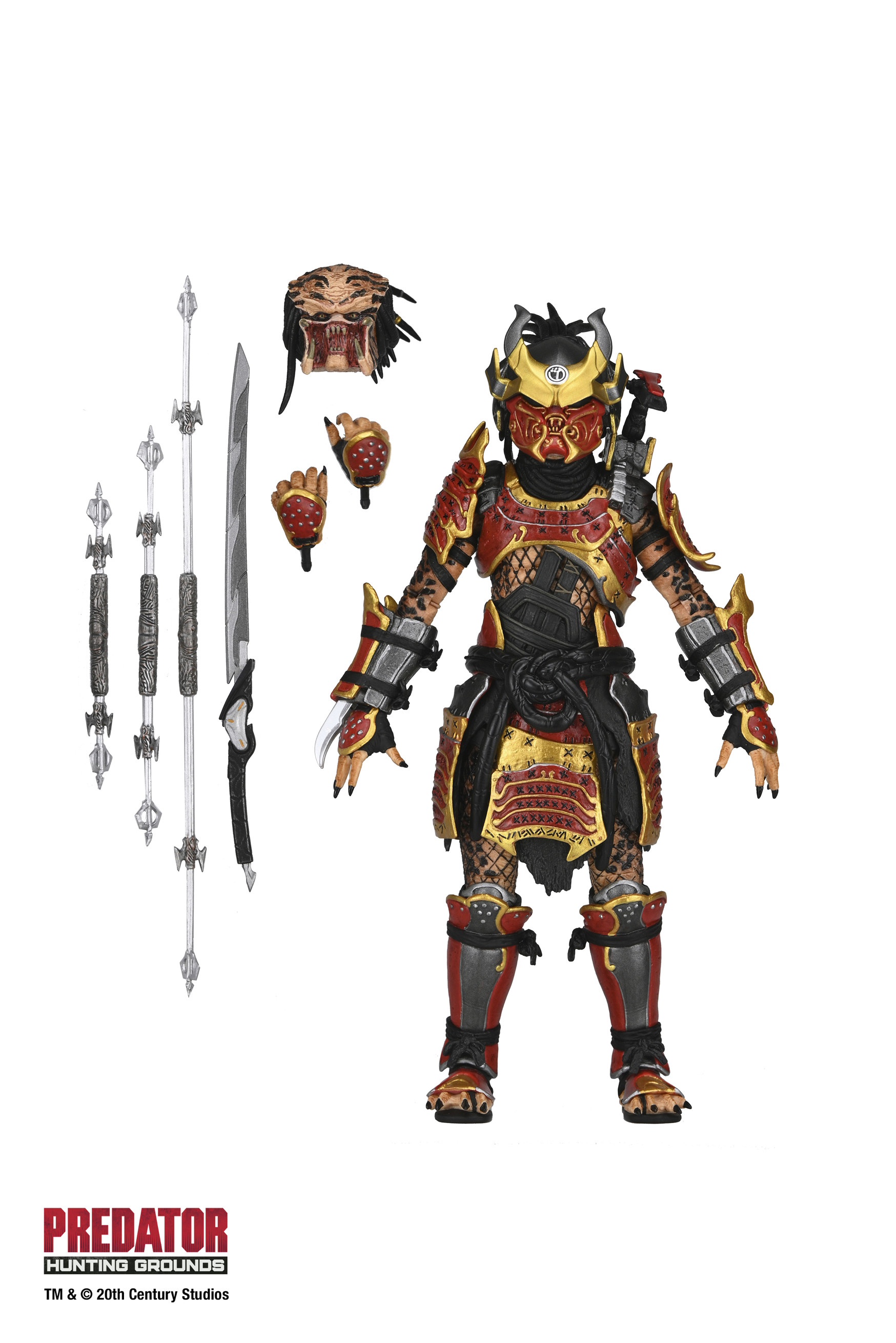 【代购】顺丰现货NECA正版 铁血战士终极狩猎场武士 1/12可动人偶图片