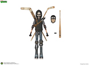 【定金】NECA 忍者神龟2012 凯西琼斯 1/12可动人偶 金标正版