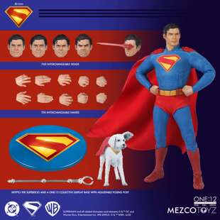 超人 12z正版 可动人偶手办 one 加单Mezco 非现货 大卫超
