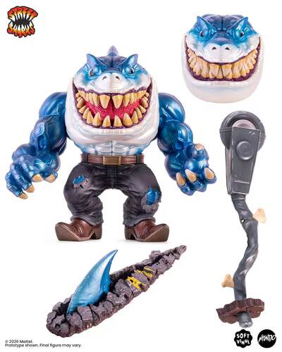 【现货】Mondo 鲨鱼侠 限定色 sofubi 手办模型摆件