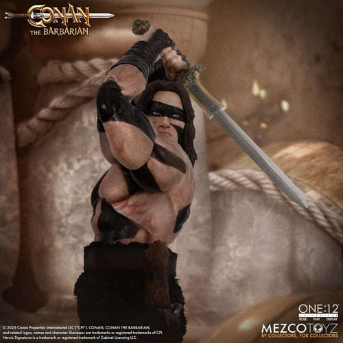 【WTB】MEZCO one12野蛮人柯南 1982战士版 1/12可动人偶手办