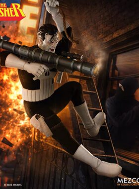 【定金】Mezco蚂蚁ONE12 惩罚者Punisher 漫威 1/12可动人偶 手办
