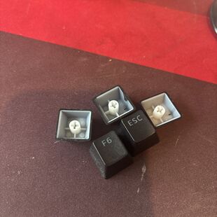 机械键盘按键 键帽丢失遗失替换配件单个黑色abs材质十字防尘